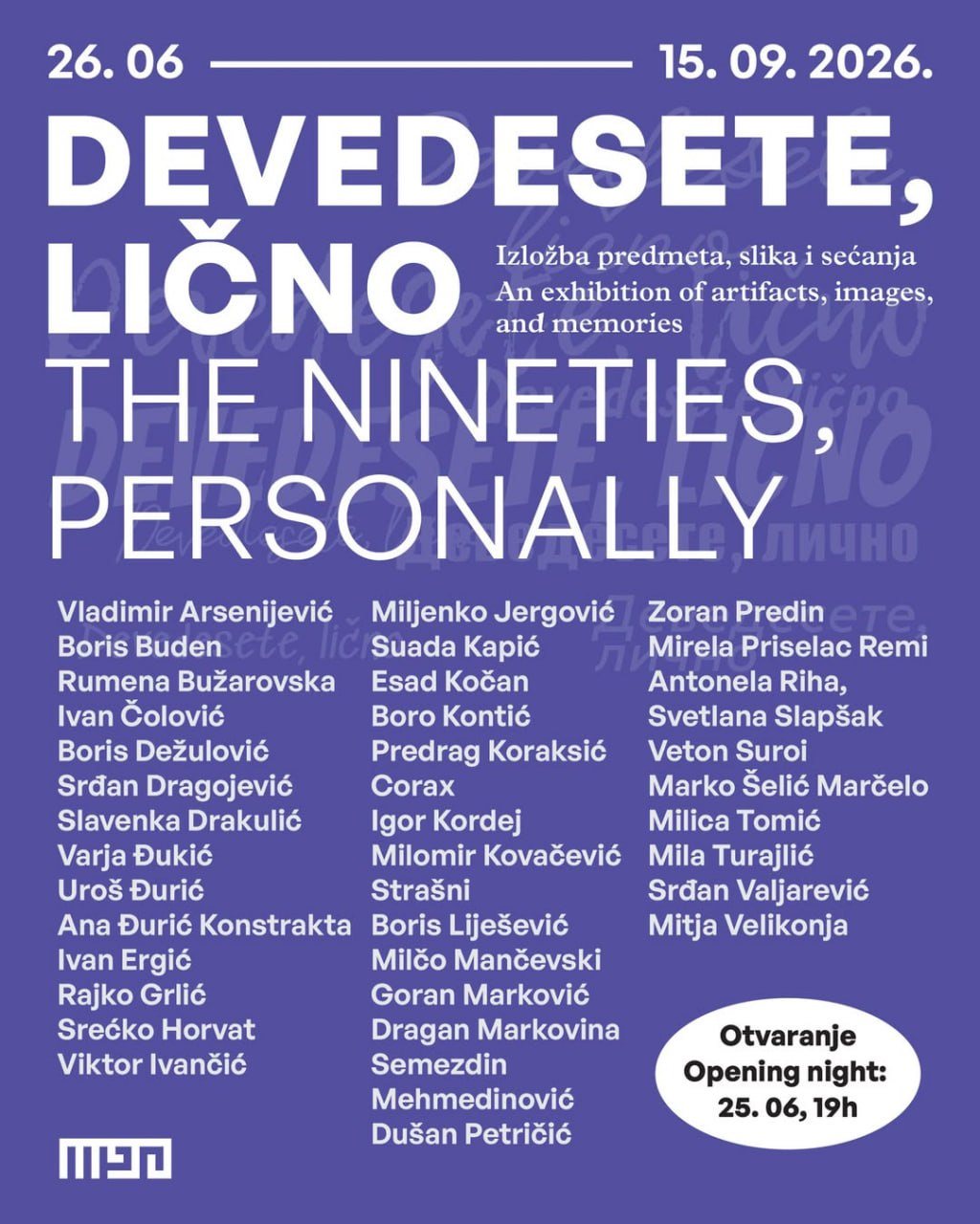 Devedesete, lično