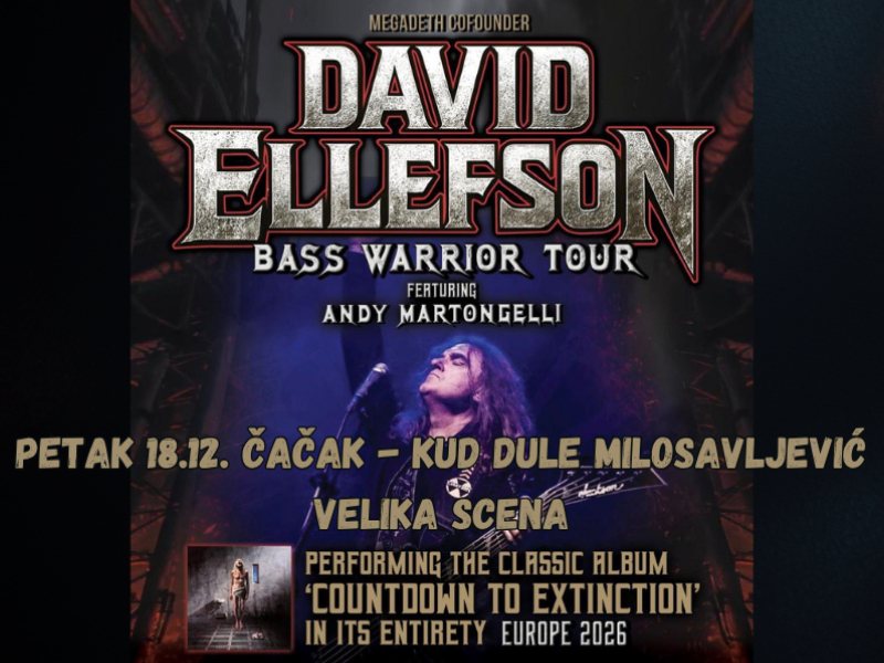 David Ellefson Bass Warrior Tour