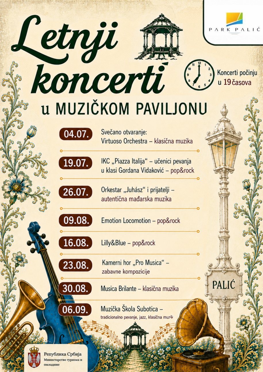 Letnji koncerti u Muzičkom paviljonu - Lilly&Blue