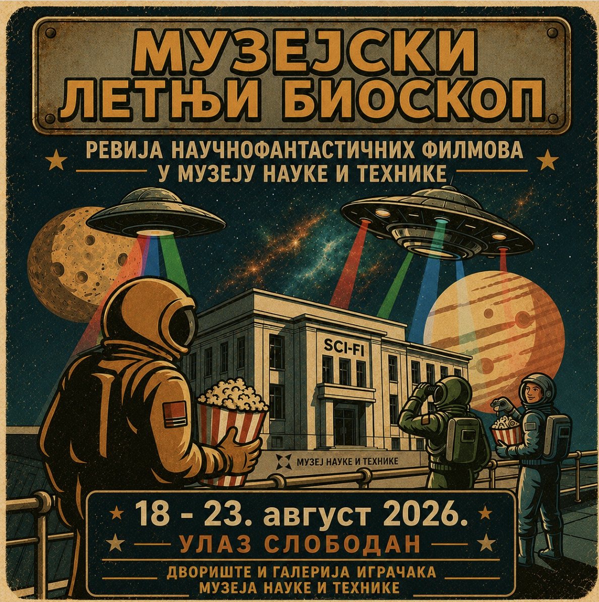 Projekcije naučno-fantastičnih filmova u Muzeju nauke i tehnike