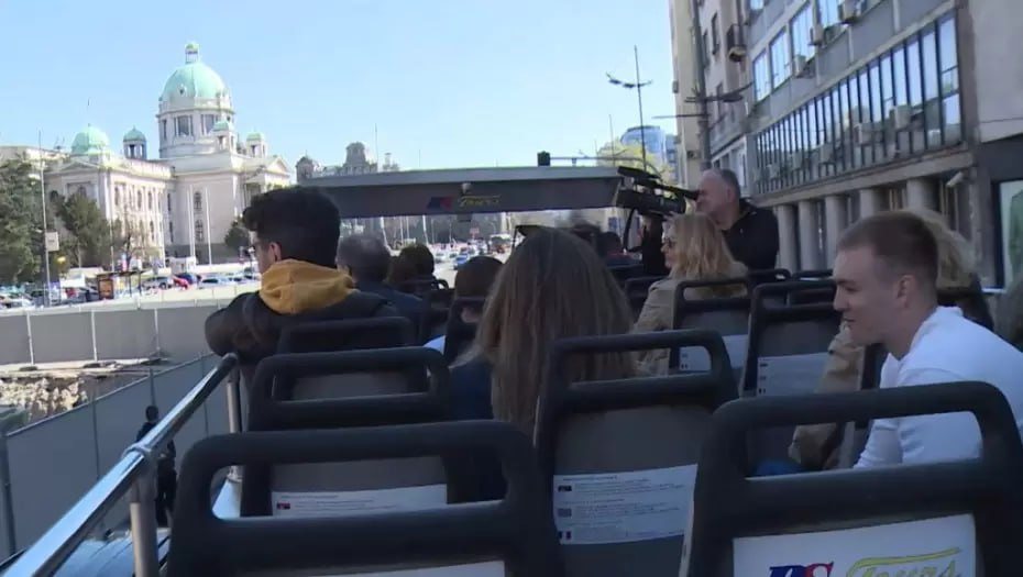 Evening Open-Top Bus Sightseeing Tours in Belgrade