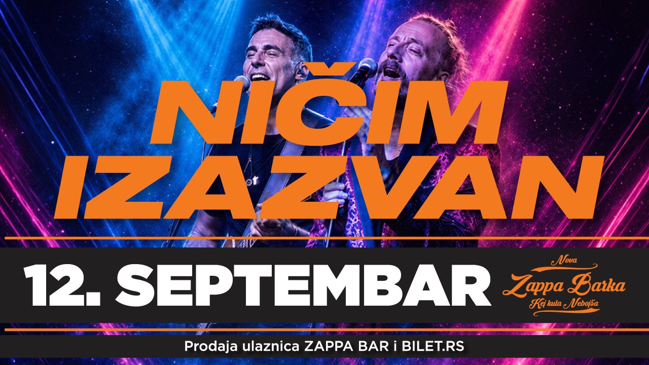 NIČIM IZAZVAN NA ZAPPA BARKI