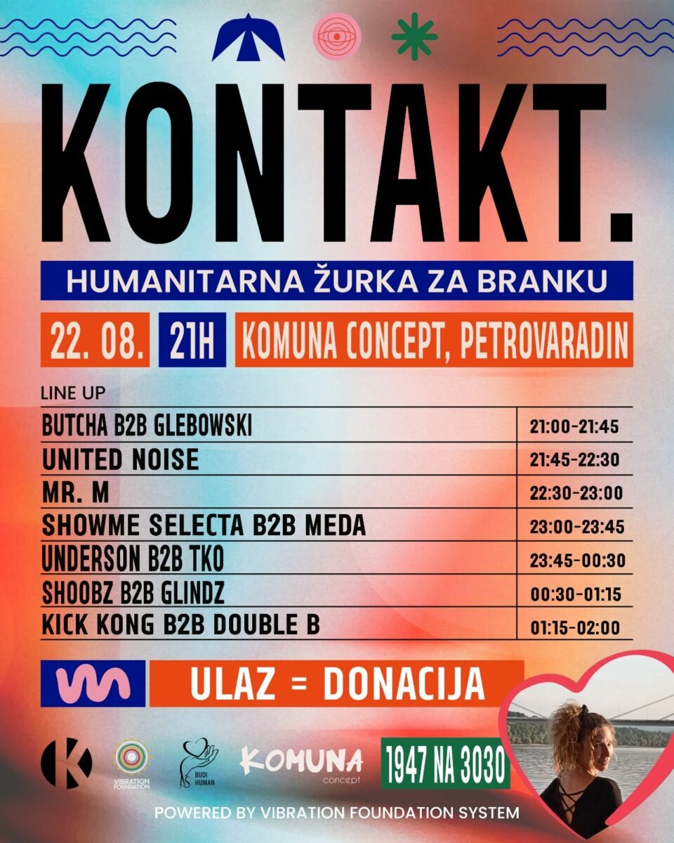 KONTAKT. Humanitarna žurka za Branku / Komuna Concept